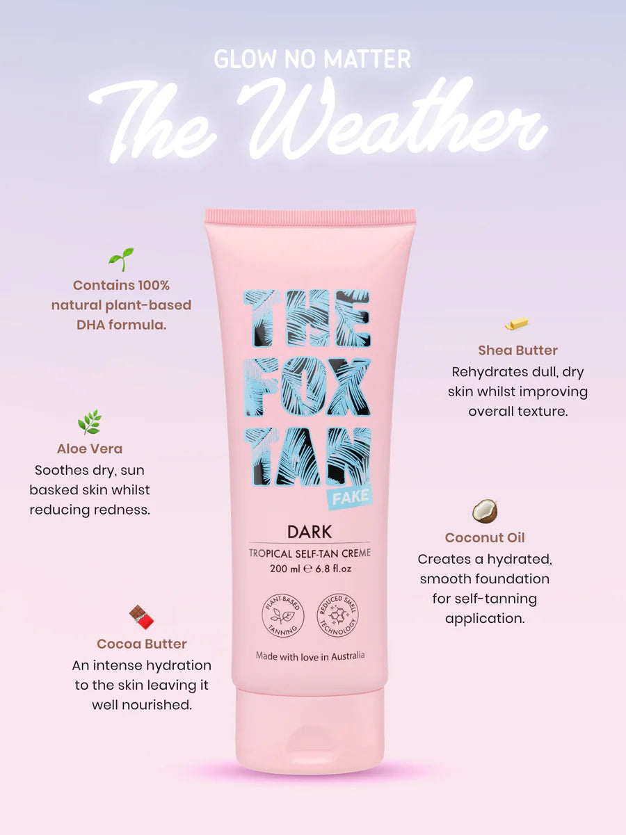 The Fox Tan Dark Tropical Self-Tan Creme