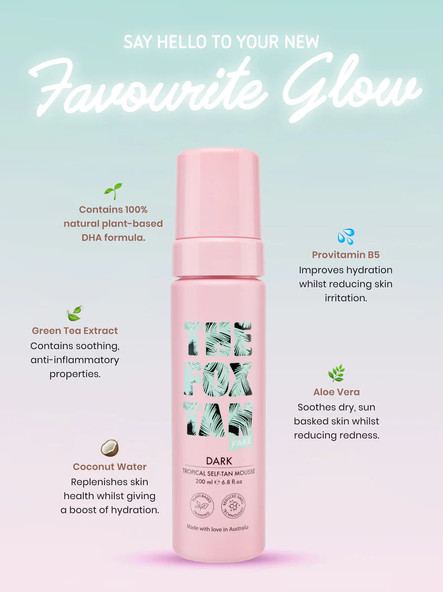 The Fox Tan Dark Tropical Self-Tan Mousse