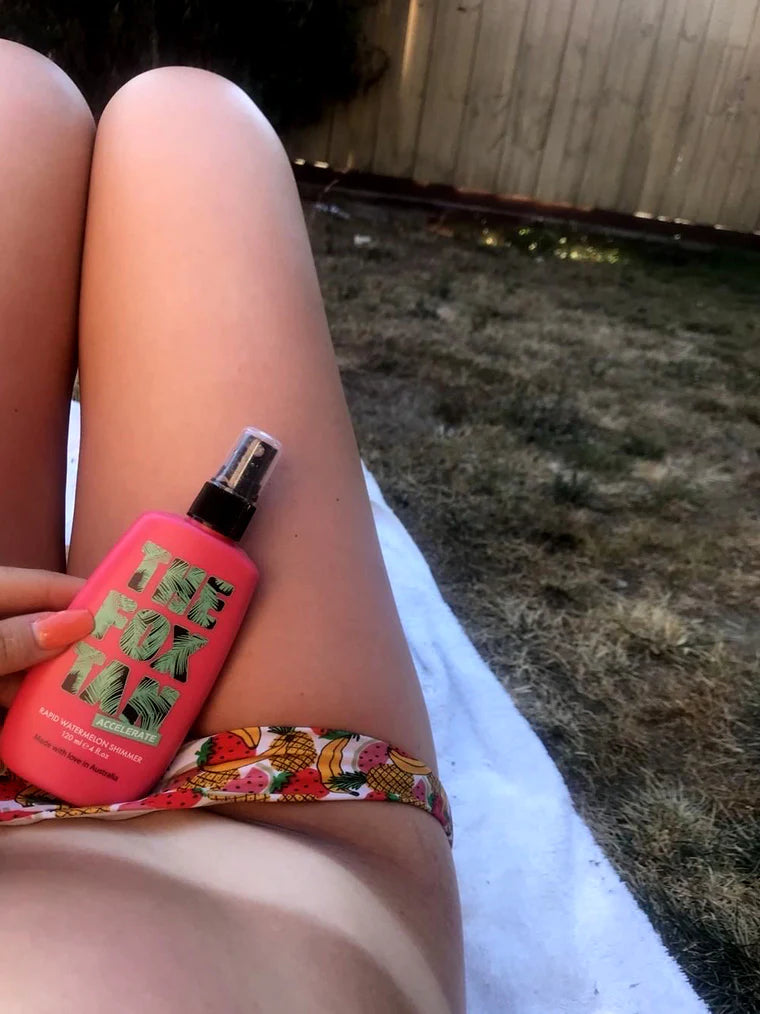 The Fox Tan Rapid Watermelon Shimmer